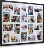8/9/10/12/16/20 Photos Large Multi Picture Frame Collage Aperture Decor Memories-20 Aperture-Black