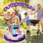 Kids LED Sit & Spin Toy with Music - 360 Spinning Seat for Toddlers & Kids, Ages 18+ Months, Birthday Gift for Girls & Boys - Image 4