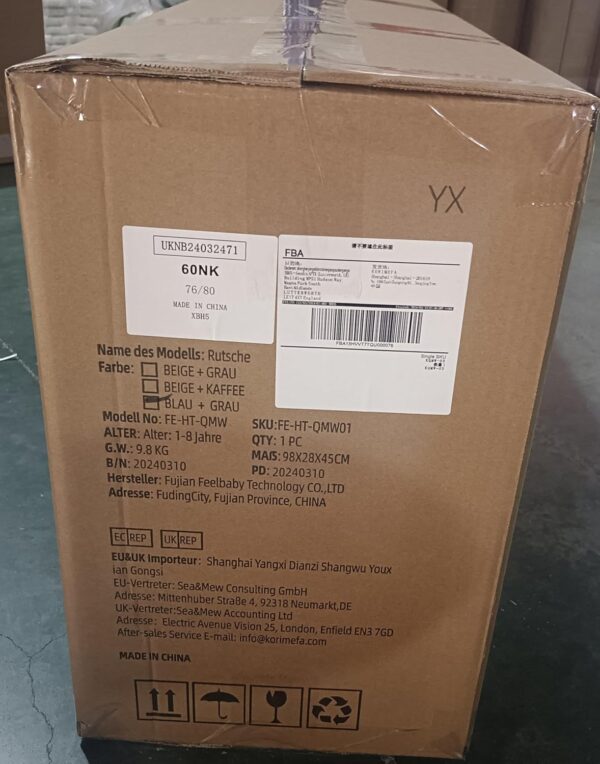 KORIMEFA 4-in-1 Kids Slide Toddler Climber Slide Set with Basketball Hoop, Storage Box and Telescope, Indoor Outdoor Freestanding Slider Garden Slide Playground for Toddlers Ages 18-36 Months - Image 10