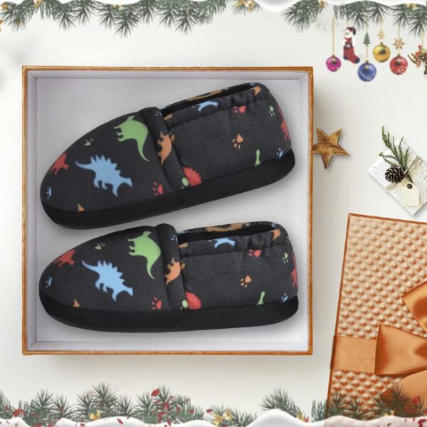 MIXIN Boys Slippers Toddler House Slippers Anti Slip Dinosaur Home Shoes for Little Kids - Image 5