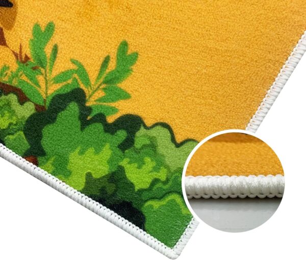 USTIDE Kids Carpet Playroom Rug Educational Construction Play Mat Cartoon Excavator Bulldozer Nonslip Area Rug for Boys and Girls,Nursery/Kindergarten/Bedroom,120x180cm - Image 7