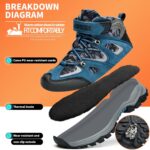 VITIKE Kids Snow Boots Outdoor Winter Walking Boots Warm Trekking Boots - Image 2