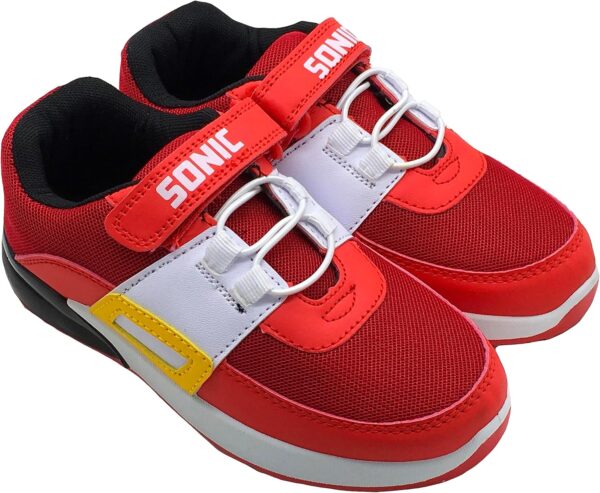 Sonic The Hedgehog, Boys or Girls Trainers with Flashing Lights, Red, Size 8-3 - Image 3