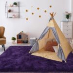 Przemy Dark Purple Area Rug for Bedroom, 4x6 Feet Fluffy Shaggy Rugs for Living Room, Super Soft Fuzzy Carpet Rug for Kids Girls Room Dorm Nursery Indoor Home Decor - Image 7