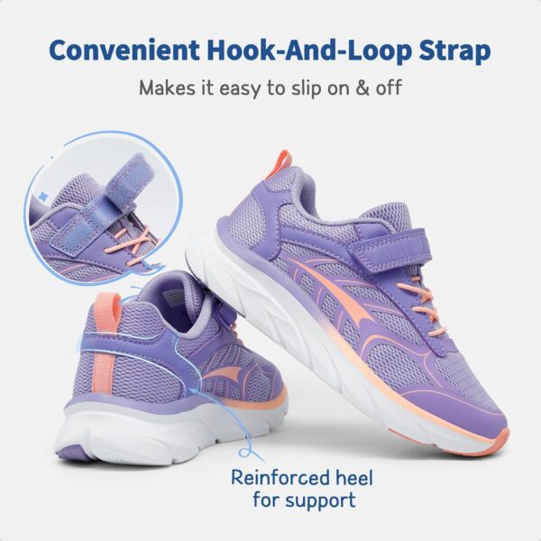 DREAM PAIRS Boys Girls Trainers Tennis Running Shoes for Kids Breathable Athletic Sports Gym Sneakers - Image 2