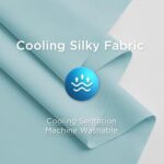 PinkFoggie Cooling Pregnancy Pillow,U Shaped Full Body Pillows for Sleeping Support, 57 Inch Maternity Pillow for Pregnant Women with Cooling Silky Cover,Buttery Soft,Super Breathable for Hot Sleeper - Image 6