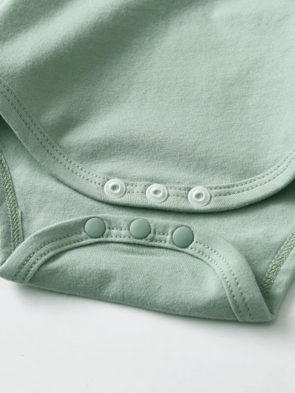 Zoputey Baby Girl Clothes Long Sleeve Tops Solid Colour + Floral Pants Outfit Set - Image 4