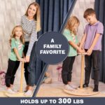 Wooden Stand and Spin Toy | Balance Board 360° Spinner Stand Toddler Toys Age 2, 3, 4, 5, Birthday for Boy Girl, 18 Months +, Kids Toy Indoor or Outdoor for 2 Year Old (Patent Pending) - Image 3