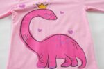 EULLA Girls Pyjamas Set Christmas Toddler Dinosaur Pajamas Cotton Unicorn Sleepwear Glow in the Dark Princess Pjs Long Sleeve Clothes Gift Age 1-7 Years - Image 3