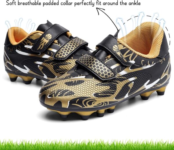 Boys Football Boots Kids Girls Astro Turf Trainers Athletics Sport Soccer Shoes Teenager Profession Competition Outdoor Football Shoes Sneakers Unisex - Image 3
