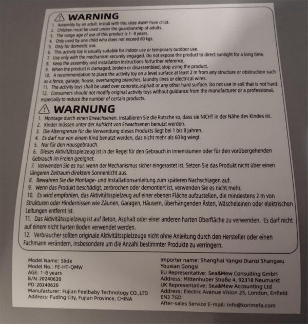 KORIMEFA 4-in-1 Kids Slide Toddler Climber Slide Set with Basketball Hoop, Storage Box and Telescope, Indoor Outdoor Freestanding Slider Garden Slide Playground for Toddlers Ages 18-36 Months - Image 9