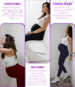 Mega_Jumble 2 Pack Maternity Leggings Over Bump High Waist Belly Support Soft Stretchy Pregnancy Pants Yoga Workout Pajama Trousers - Image 5