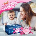 Toyzey Baby toys for 1-3 Year Old Crawling Crab Toy for 0-6 Months Baby Sensory Toys for Baby Age 1-3 Baby Gift 6 Months Plus Dancing CrabToy Baby Age 6-12 Months Tummy Time Toys 0-12 Months Baby Gift - Image 7