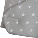 Medi Partners Swaddling Blanket Pillow 100% Cotton 75x75cm Sleeping Bag Double Sided Soft All Year Round Multifunctional Anti-Allergic Babies (Blue Teddy) - Image 6