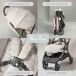 Silver Cross - Clic Compact Pushchair - Travel Stroller - Foldable & Lightweight Stroller - Cabin Size - Newborns to 4 years - Almond - Image 2