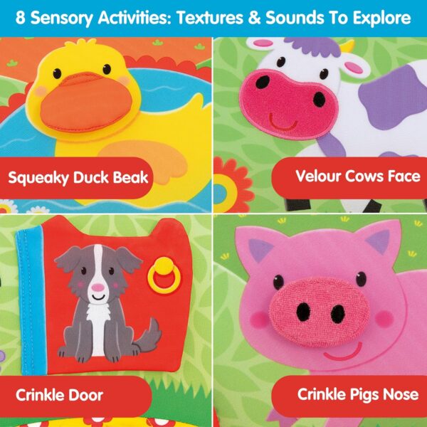 Galt Toys, Playnest - Farm, Baby Activity Center & Floor Seat, Ages 0 Months Plus - Image 2