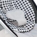 JYOKO Kids Cotton Reducer Cushion for Baby Bouncer Chair Compatible with Mamaroo 4moms Rockaroo Rocker (Vichy) - Image 3