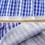 Trsenvrml Baby Girls Easter Dresses for Kids Cotton Long Sleeve Bunny Dress Toddler Causal Plaid Dresses - Image 6