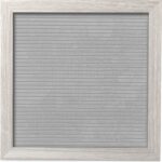 Pearhead 25.4 cm x 25.4 cm Letterboard, Nursery Message Board, Milestone or Baby Announcement Sign, Hospital Birth Sign, Baby Girl or Baby Boy Gift, Light Gray - Image 3