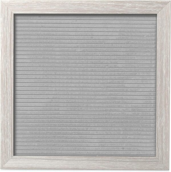 Pearhead 25.4 cm x 25.4 cm Letterboard, Nursery Message Board, Milestone or Baby Announcement Sign, Hospital Birth Sign, Baby Girl or Baby Boy Gift, Light Gray - Image 3