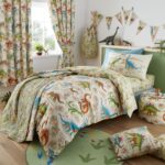 Happy Linen Company Girls Boys Kids Dinosaur Discovery Taupe Natural Toddler Cot Bed Reversible Extra Pair Of Toddler Pillow Cases - Image 2