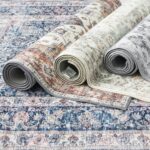 Fondream Rugs Living Room 120x170 cm Machine Washable Rugs Anti Slip Area Rug Large Rug Soft Low Pile Bedroom Rugs for Nursery, Game Room, Office Luxury Decorative, Grey - Image 7