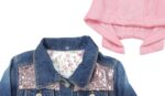 KIDSCOOL SPACE Little Girl Jean Jacket,Flower Embroidered Denim Outfits - Image 3