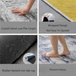 YJDRUG Space Themed Children's Play Rug,100x150cm,Cute Cartoon Animal Numbers Rug，Low Pile Washable Classroom Carpet Suitable for Nursery Kindergarten Living Room Bedroom Children's Room Decoration - Image 5