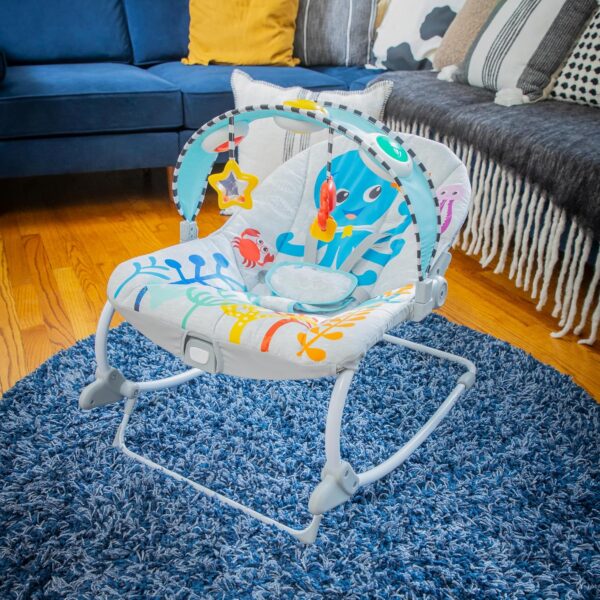 Baby Einstein Ocean Explorers Kick to It Opus Musical Infant to Toddler Rocker Swing Chair 0-30 Months - Image 12