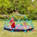 TP Toys 1.9m Metal Climbing Dome & Sandpit - Durable Outdoor Play Equipment for Kids Aged 3+, Versatile Fun with Sand or Ball Pit Base, Sturdy Powder-Coated Steel Frame, Weather-Resistant Design - Image 2
