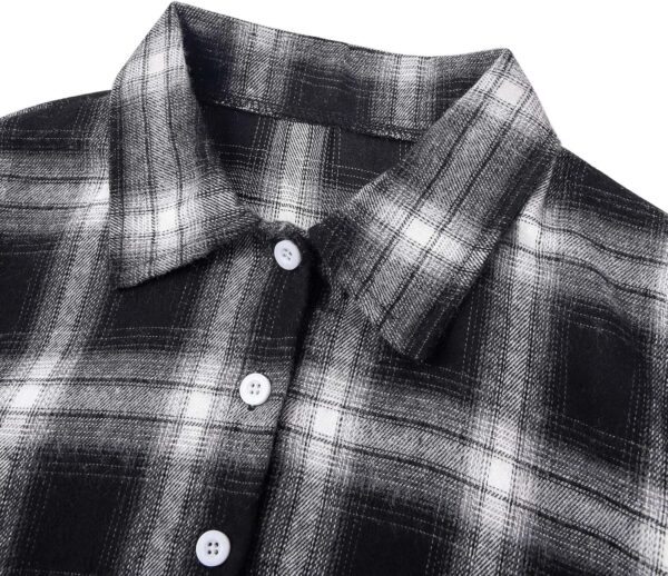 Kids Girl 2 Piece Outfits Teen Girls Sleeveless Bodycon Dress with Crop Jacket Children Plaid Long Sleeve Tops Shirts + Cami Short Dress Set Clothes - Image 7