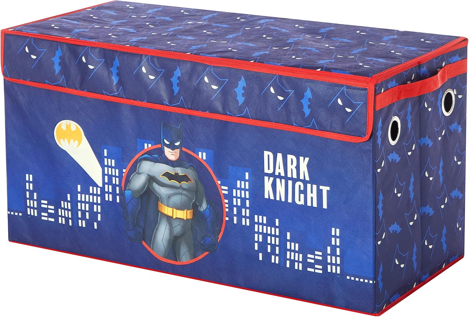 91HY3LedVIL._AC_SL1500_.jpg Idea Nuova Batman Collapsible Children’s Toy Storage Trunk, Durable with Soft Lid, 28.5"x14.5"x16" - Image 1