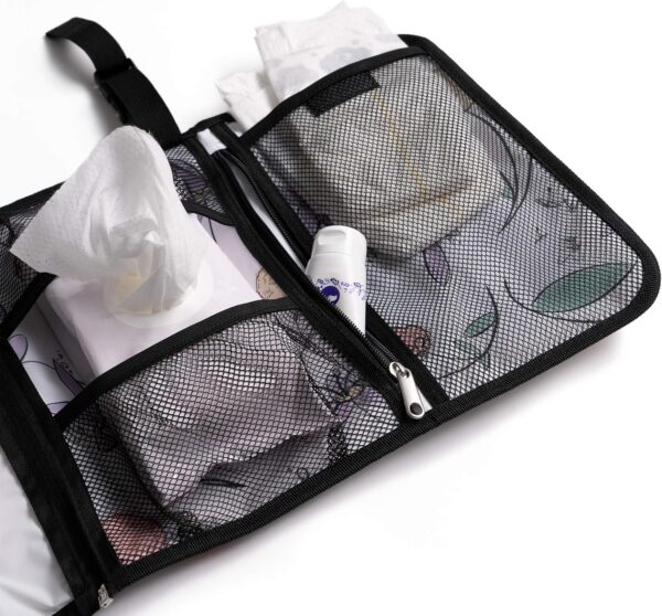 JumpOff Jo – Portable Changing Pad – Padded Diaper Changing Station – Fairy Blossom - Image 5
