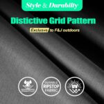 F&J Outdoors Garden Chair Covers Waterproof UV Resistant Windproof Heavy Duty Durable Outdoor Chair Covers Dining Chair Adirondack Chair Cover, Grey, 84x86x65/82cm - Image 3