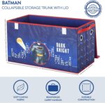 Idea Nuova Batman Collapsible Children’s Toy Storage Trunk, Durable with Soft Lid, 28.5"x14.5"x16" - Image 2