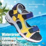 Kids Sandals Boys Sports Outdoor Sandal Athletic Air Cushion Beach Shoes Hook and Loop Summer Footwear for Holidays, Walking, Camping, Travelling - Image 4