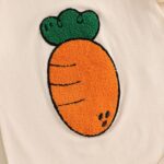 M9ppzzur7 Baby Girls Easter Outfit Carrot/Bunny Embroidery Romper and Ruffle Tutu Shorts Bloomer Shorts + Headband Set Clothes - Image 5