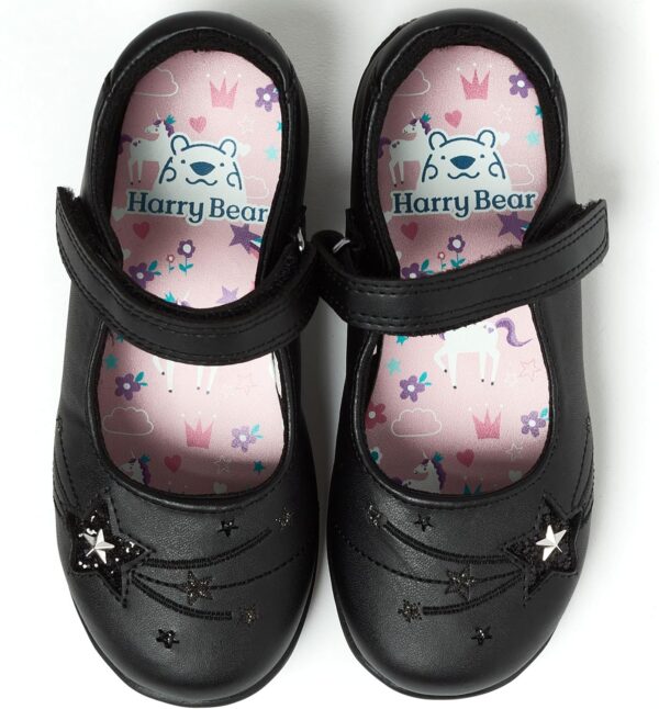 Harry Bear Girls School Shoes | Unicorn Girls Shoes | Back to School | Official Unicorn Merchandise - Image 2