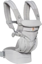 Ergobaby Baby Carrier, 4-Position Omni 360 Cool Air Mesh for Newborn to Toddler (0-3 yrs), Ergonomic Child Carrier & Backpack, Pearl Grey - Image 8