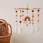 Mamimami Home 1pc Cot Mobile Baby Mobiles for Cots Baby Mobile for Cot Wind Chime Kit Baby Bed Bells Cot Toys (Orange Rainbow) - Image 5