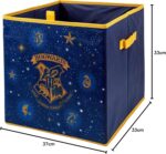 HOX Harry Potter Foldable Storage Boxes with Handles | Durability & Fabric Collapsible Chest/Cubes Storage | Compatible Ikea Kallax Furniture | For Organizer Kids Room & Playroom - Image 4