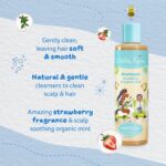 Childs Farm Kids Shampoo, Strawberry and Organic Mint, All Hair Types, Detangles and Nourishes, Suitable for Dry, Sensitive and Eczema-prone Skin and Scalp, 500 ml - Image 4