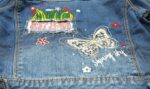 KIDSCOOL SPACE Little Girl Jean Jacket,Flower Embroidered Denim Outfits - Image 6