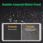 F&J Outdoors Garden Chair Covers Waterproof UV Resistant Windproof Heavy Duty Durable Outdoor Chair Covers Dining Chair Adirondack Chair Cover, Grey, 84x86x65/82cm - Image 6