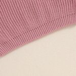 Geagodelia Toddler Baby Girl Warm Sweater Ruffled Long Sleeve Crew Neck Knitted Sweatshirt Pullovers Solid Color Knit Jumpers Tops Chunky Knitwear Fall Winter Clothes Outfits - Image 7