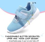 Girls Trainers Kids Athletic Shoes Toddlers Glitter Casual Lightweight Sneakers Sports Shoes Breathable Tennis Road Trail Running Shoes - Image 2