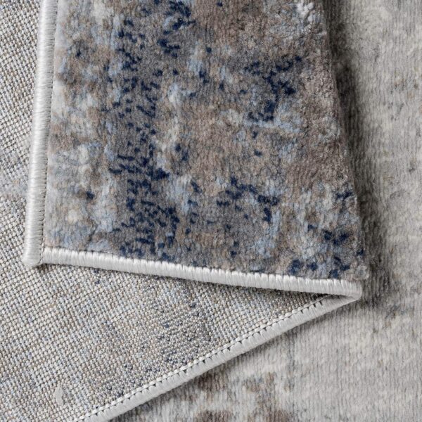 Mynes Home UK Rug Living Room Soft Dense Pile Modern Design In Brown (160 x 230 cm) - Image 3