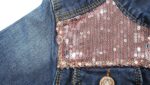 KIDSCOOL SPACE Little Girl Jean Jacket,Flower Embroidered Denim Outfits - Image 4