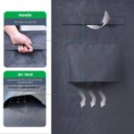 F&J Outdoors Garden Chair Covers Waterproof UV Resistant Windproof Heavy Duty Durable Outdoor Chair Covers Dining Chair Adirondack Chair Cover, Grey, 84x86x65/82cm - Image 8