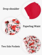 Arshiner Girl's Clothing Set Kids Summer T-shirt with Shorts Set Casual Fashion Short Sleeve Top Outfits Set for Girls 6-14 Years - Image 6